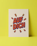 POSTKARTE - AUF DICH