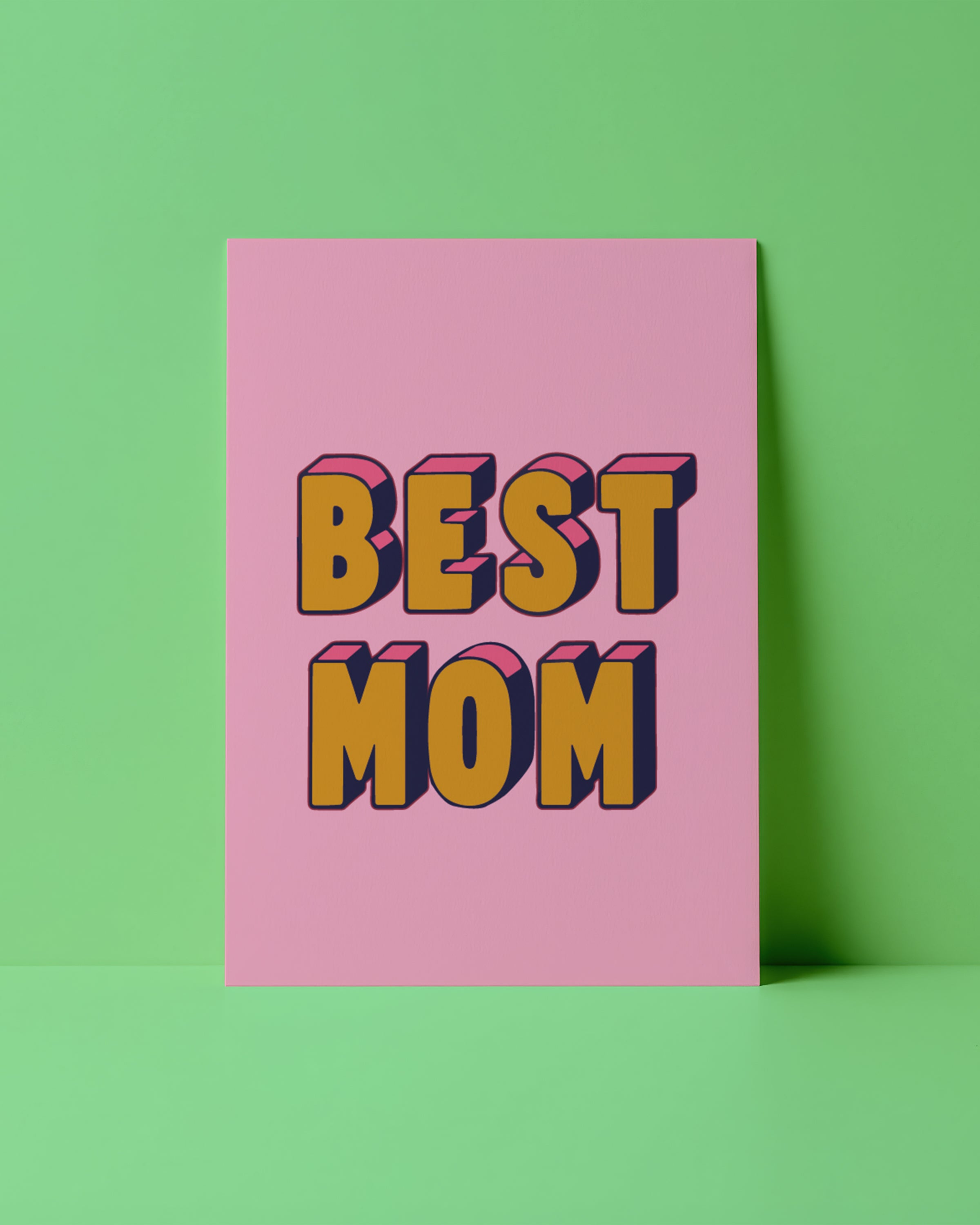 POSTKARTE - BEST MOM