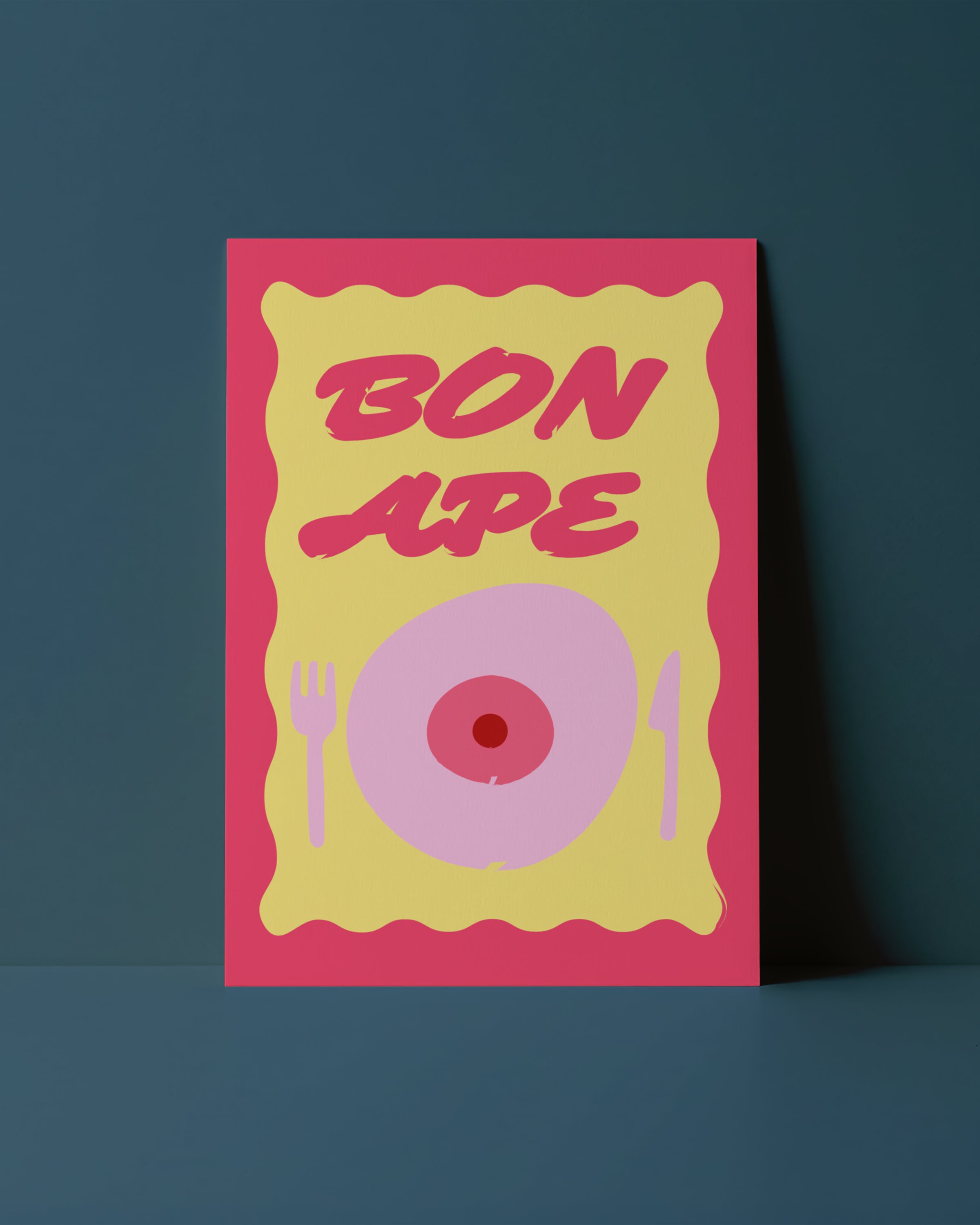 POSTKARTE - BON APE "TIT"