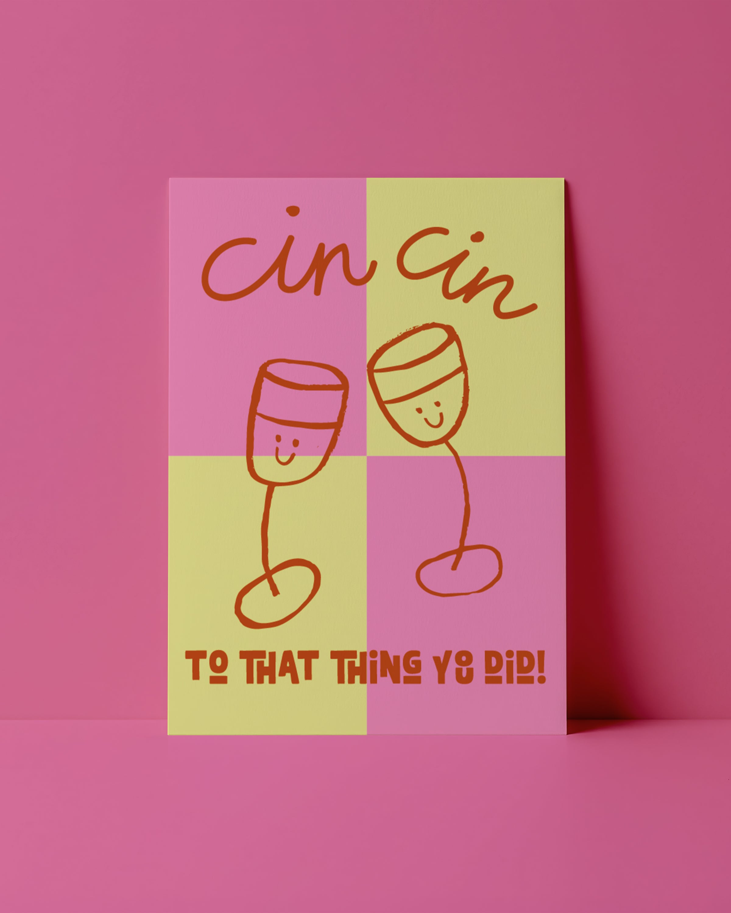 POSTKARTE - CIN CIN