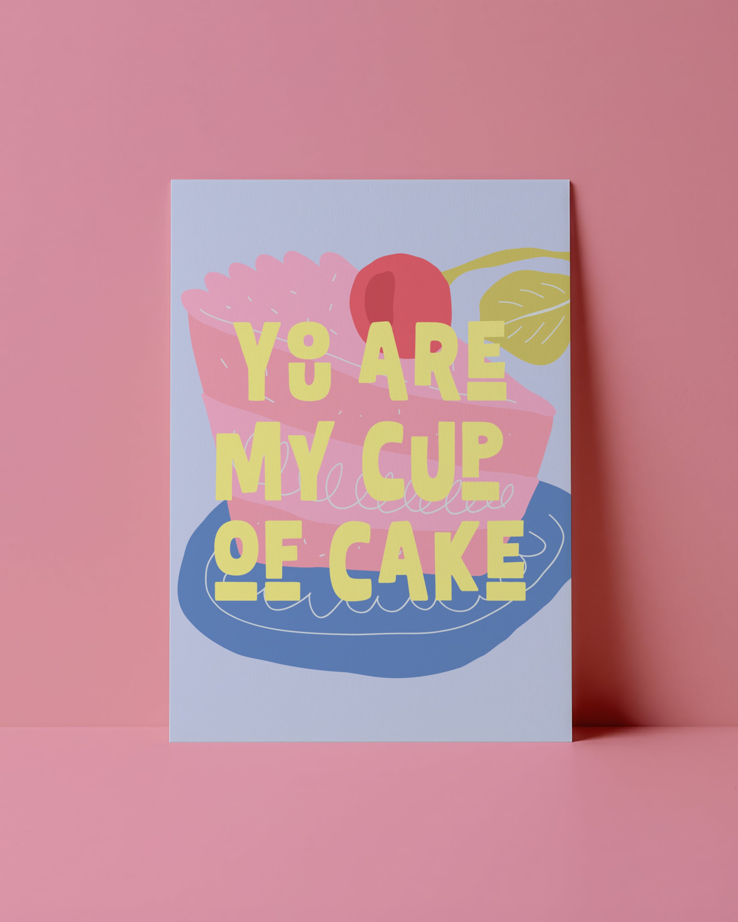 POSTKARTE - YOU ARE MY CUPCAKE