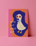 POSTKARTE - ENTE GUT ALLES GUT