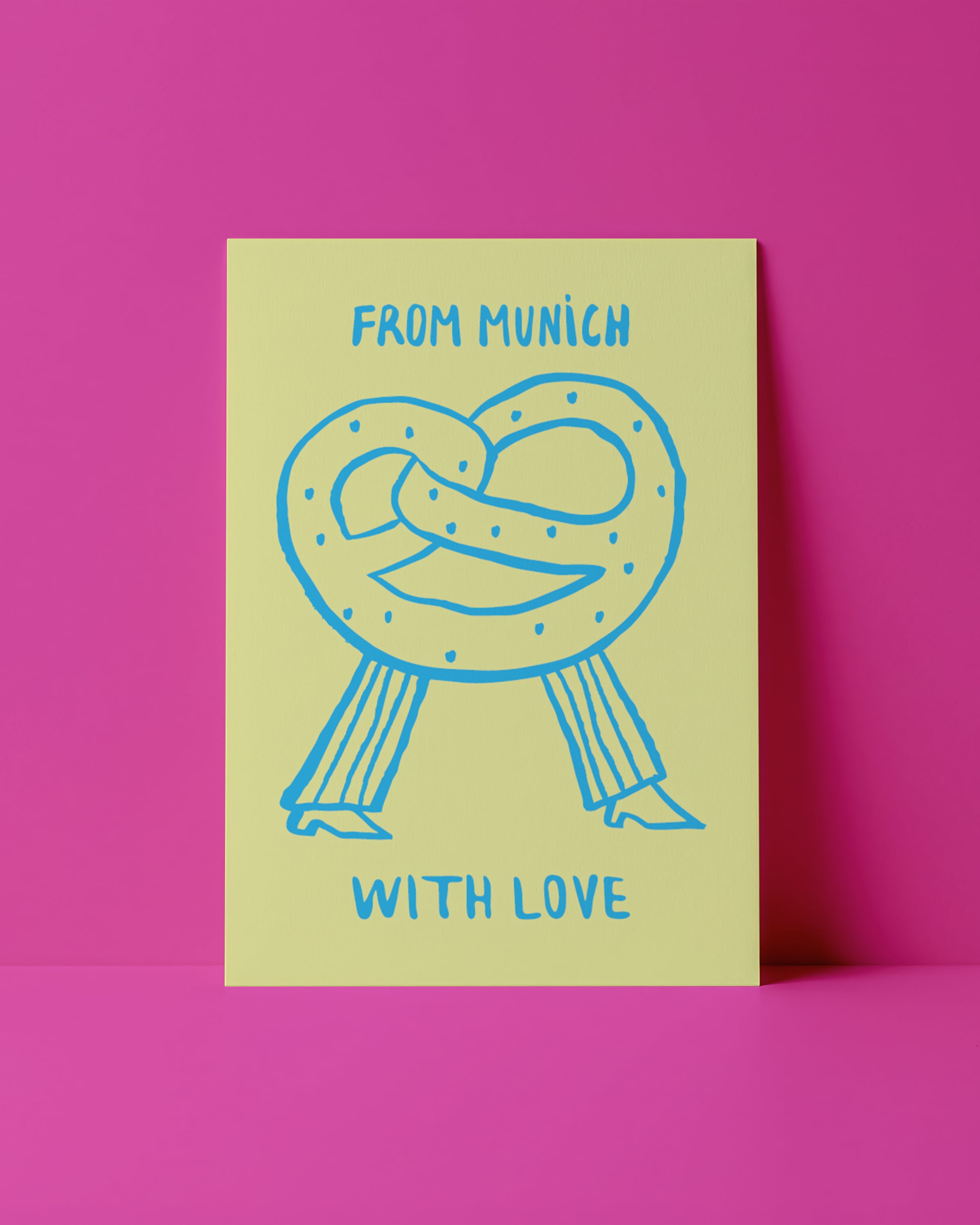 POSTKARTE - FROM MUNICH WITH LOVE