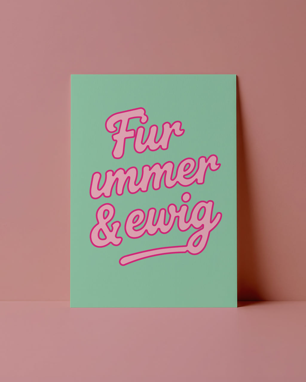 POSTKARTE - FÜR IMMER UND EWIG