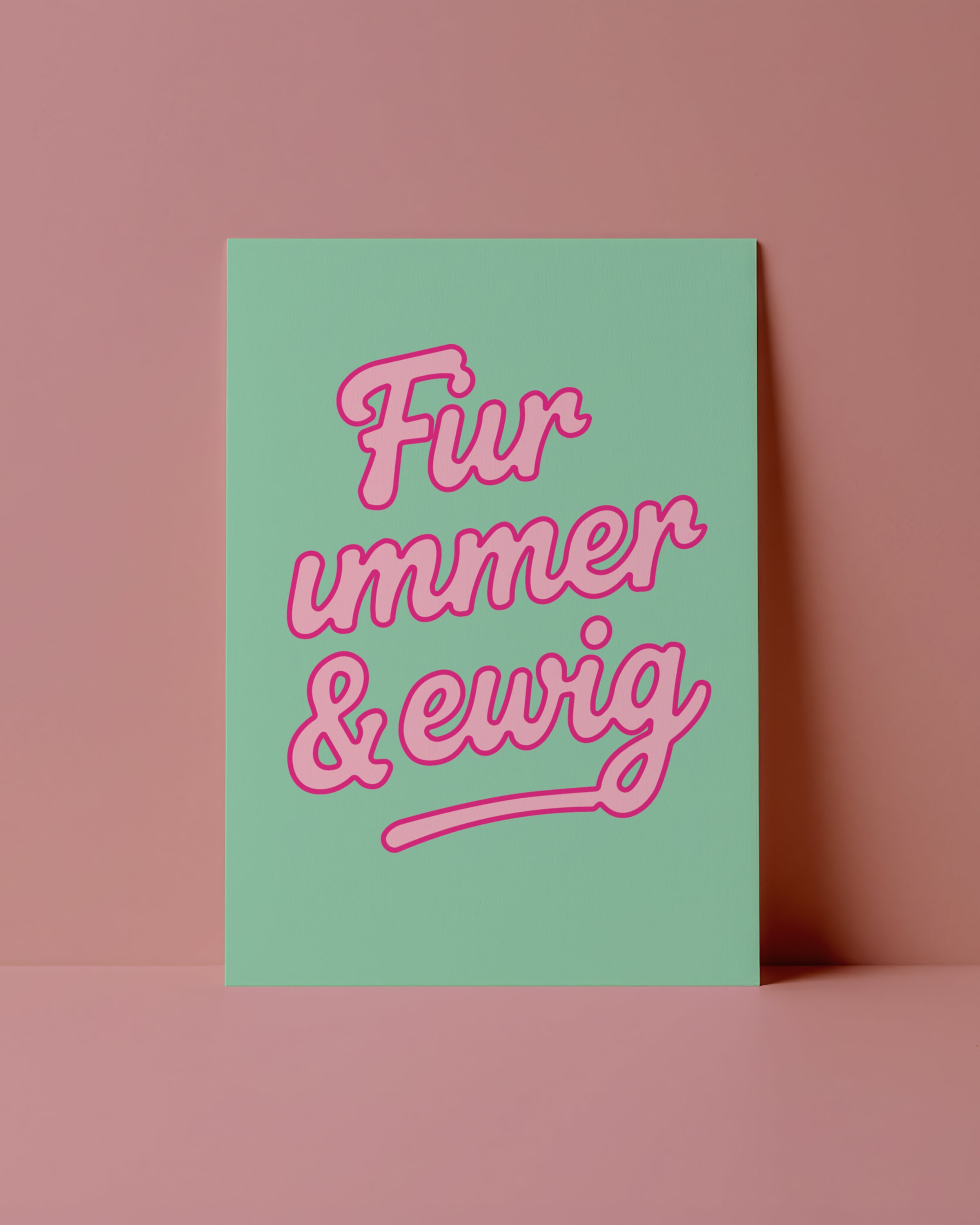 POSTKARTE - FÜR IMMER UND EWIG