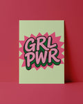 POSTKARTE - GRL POWER
