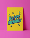 POSTKARTE - HAPPY BIRTHDAY