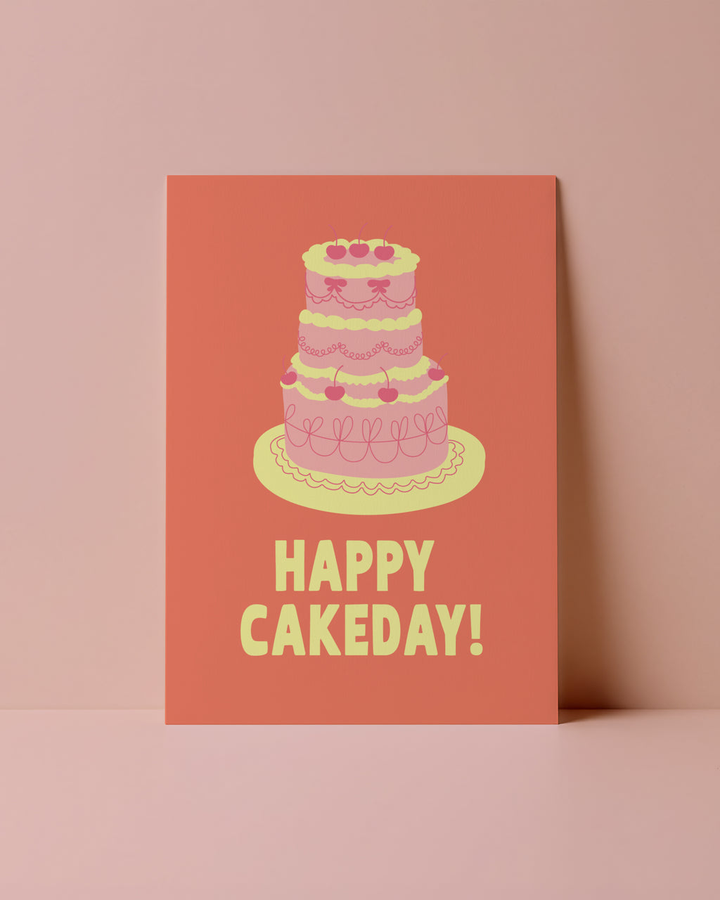 POSTKARTE - HAPPY CAKEDAY
