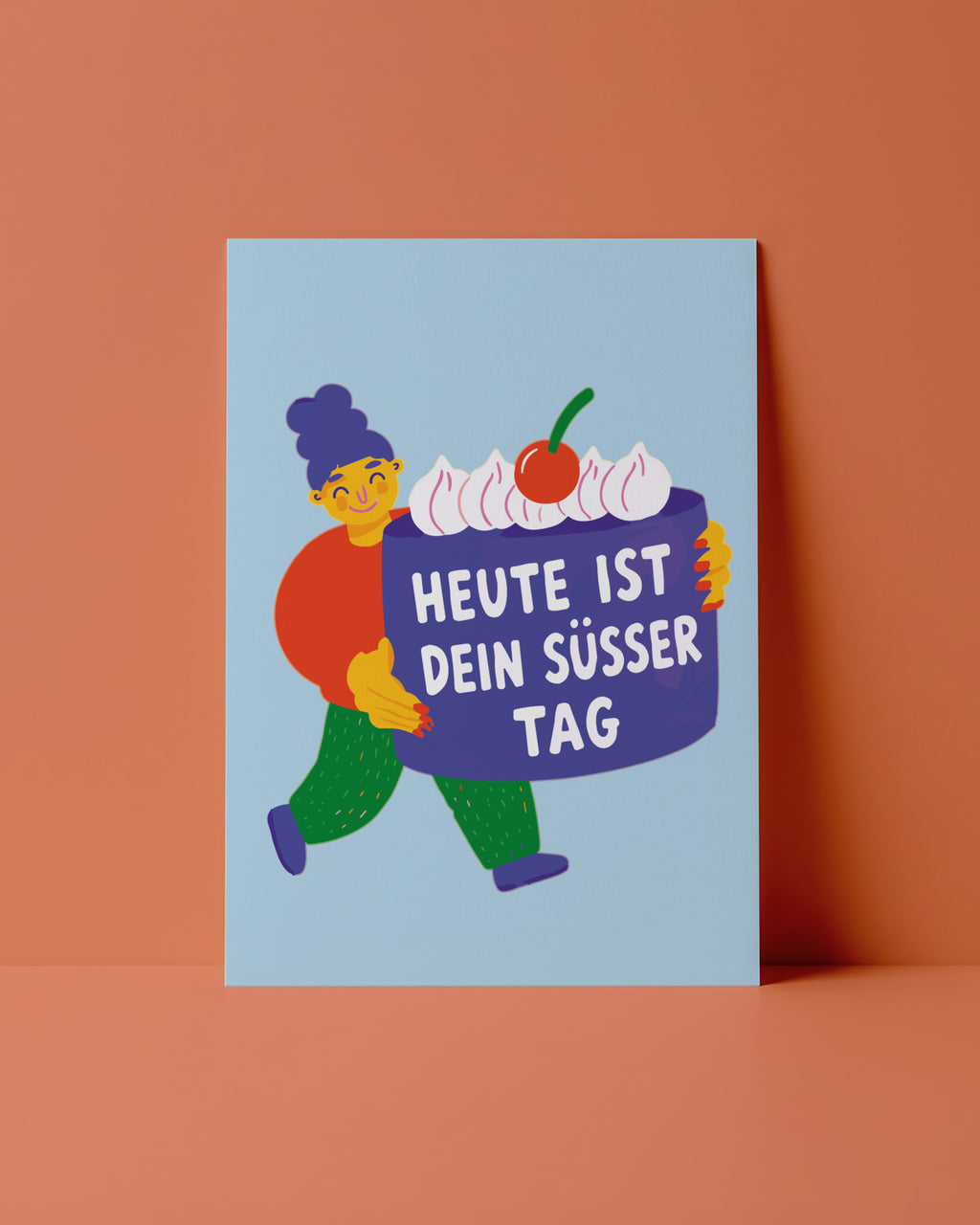 POSTKARTE - HEUTE IST EIN SÜSSER TAG