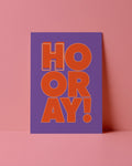 POSTKARTE - HOORAY