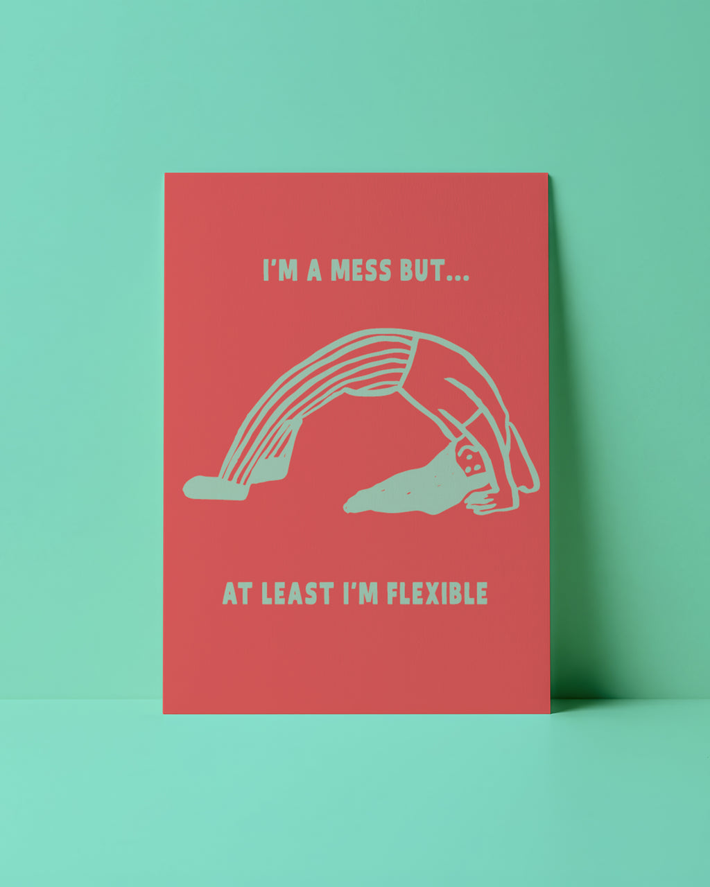 POSTKARTE - I AM A MESS
