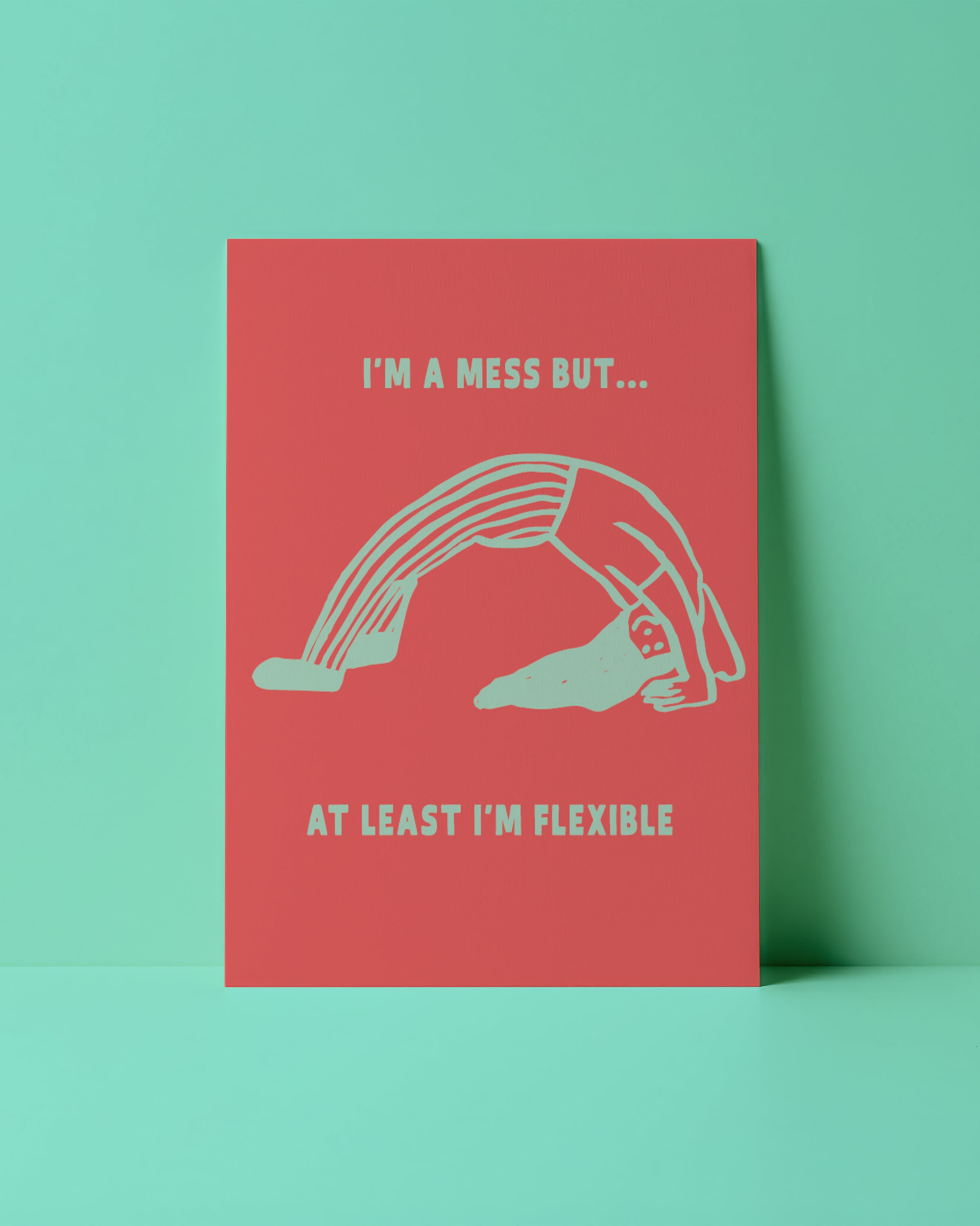 POSTKARTE - I AM A MESS