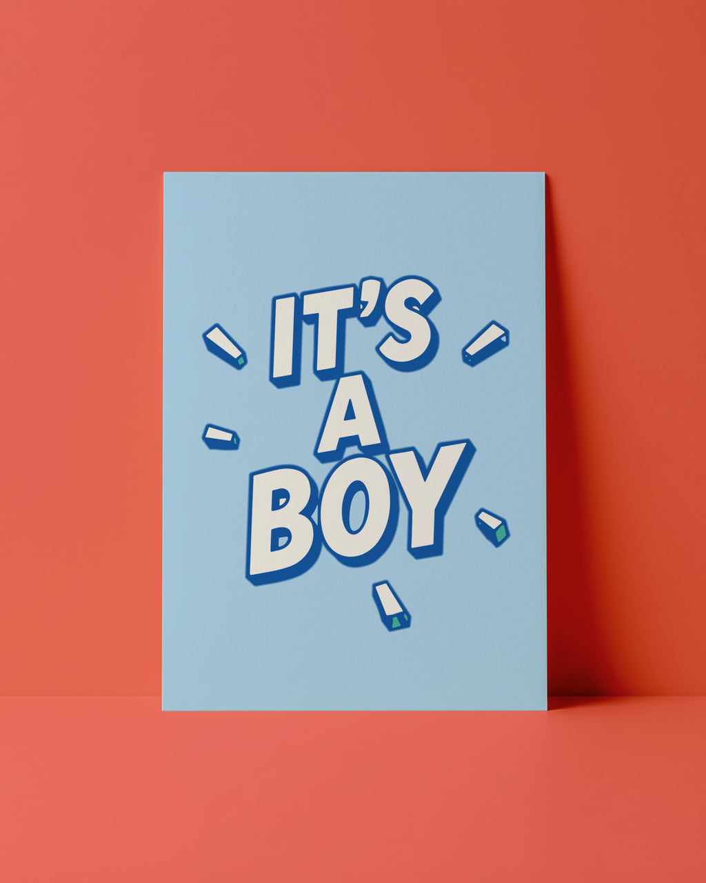 POSTKARTE - IT`S A BOY
