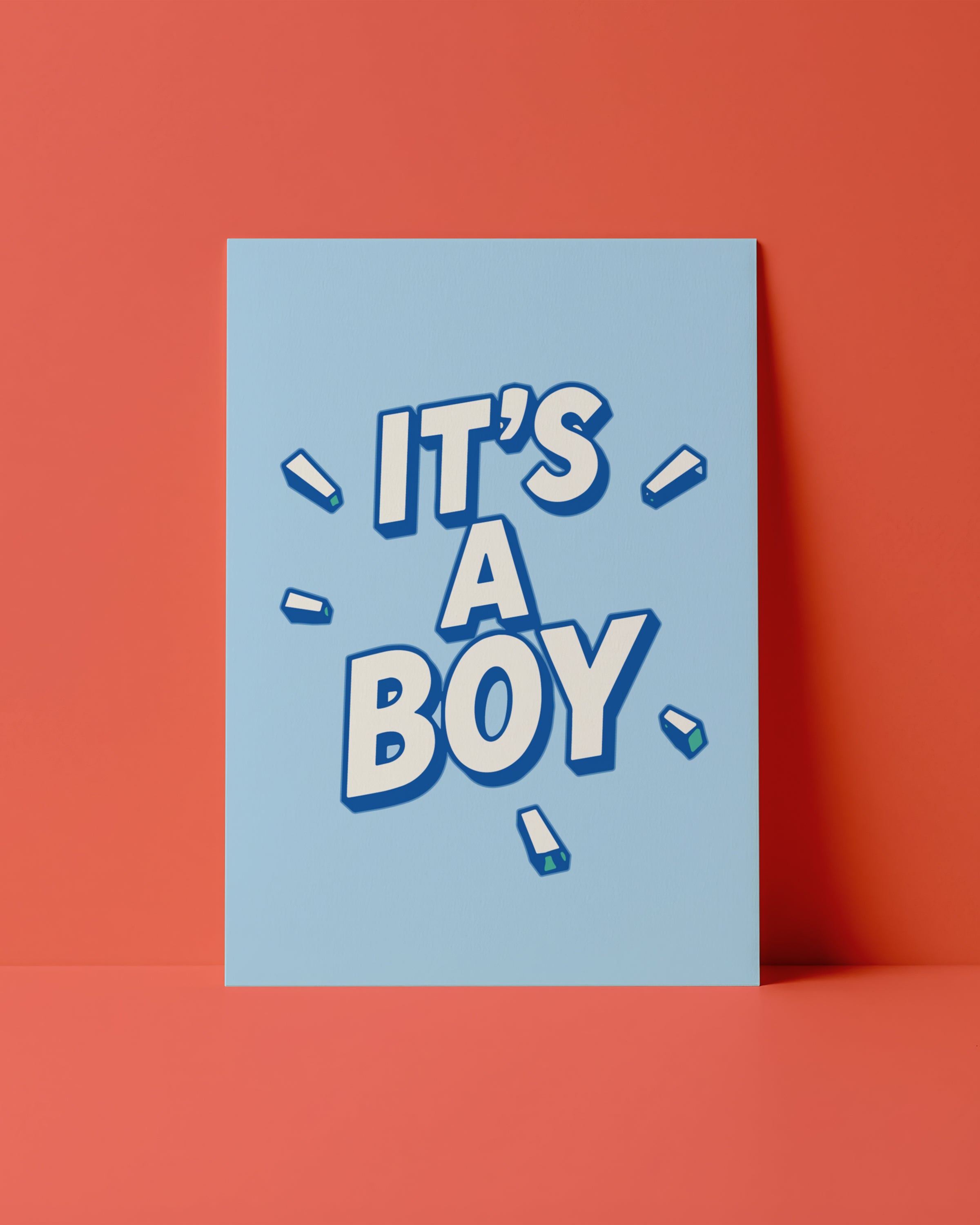 POSTKARTE - IT`S A BOY