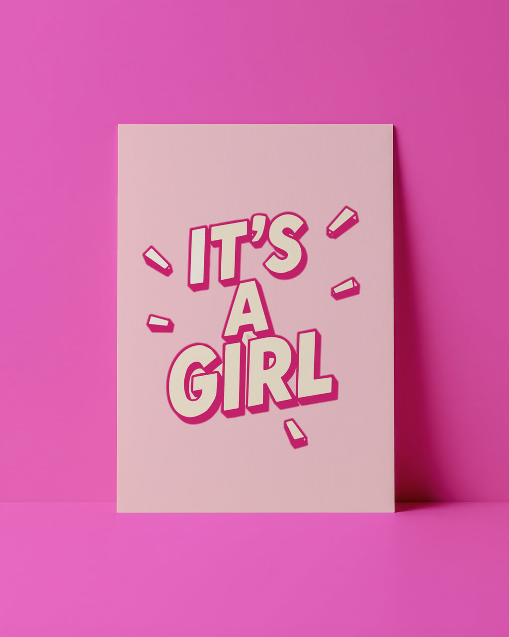 POSTKARTE - IT`S A GIRL