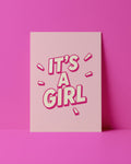 POSTKARTE - IT`S A GIRL