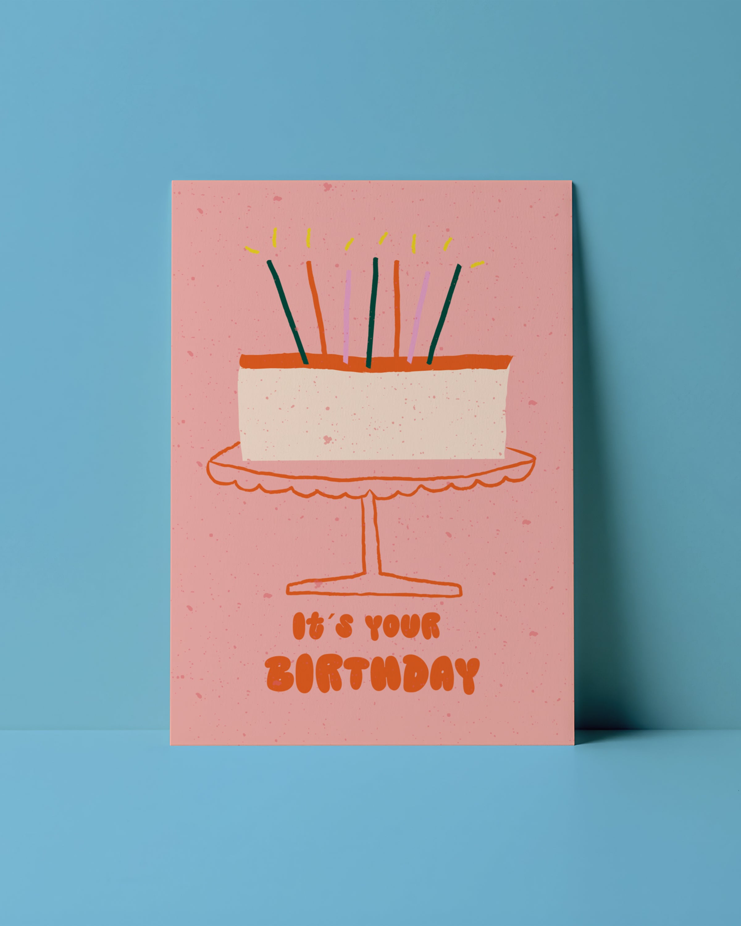 POSTKARTE  IT´S YOUR BIRTHDAY