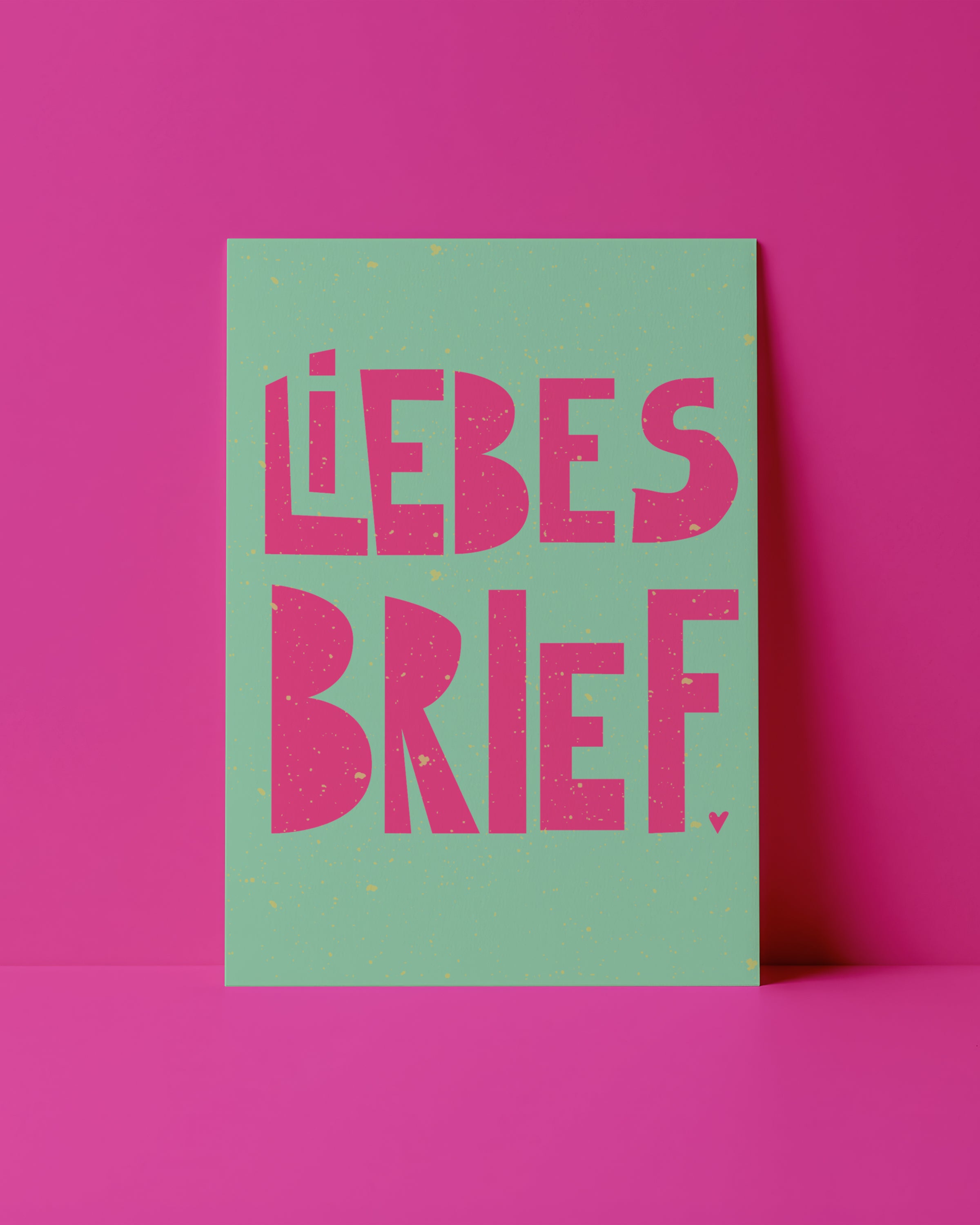 POSTKARTE - LIEBESBRIEF