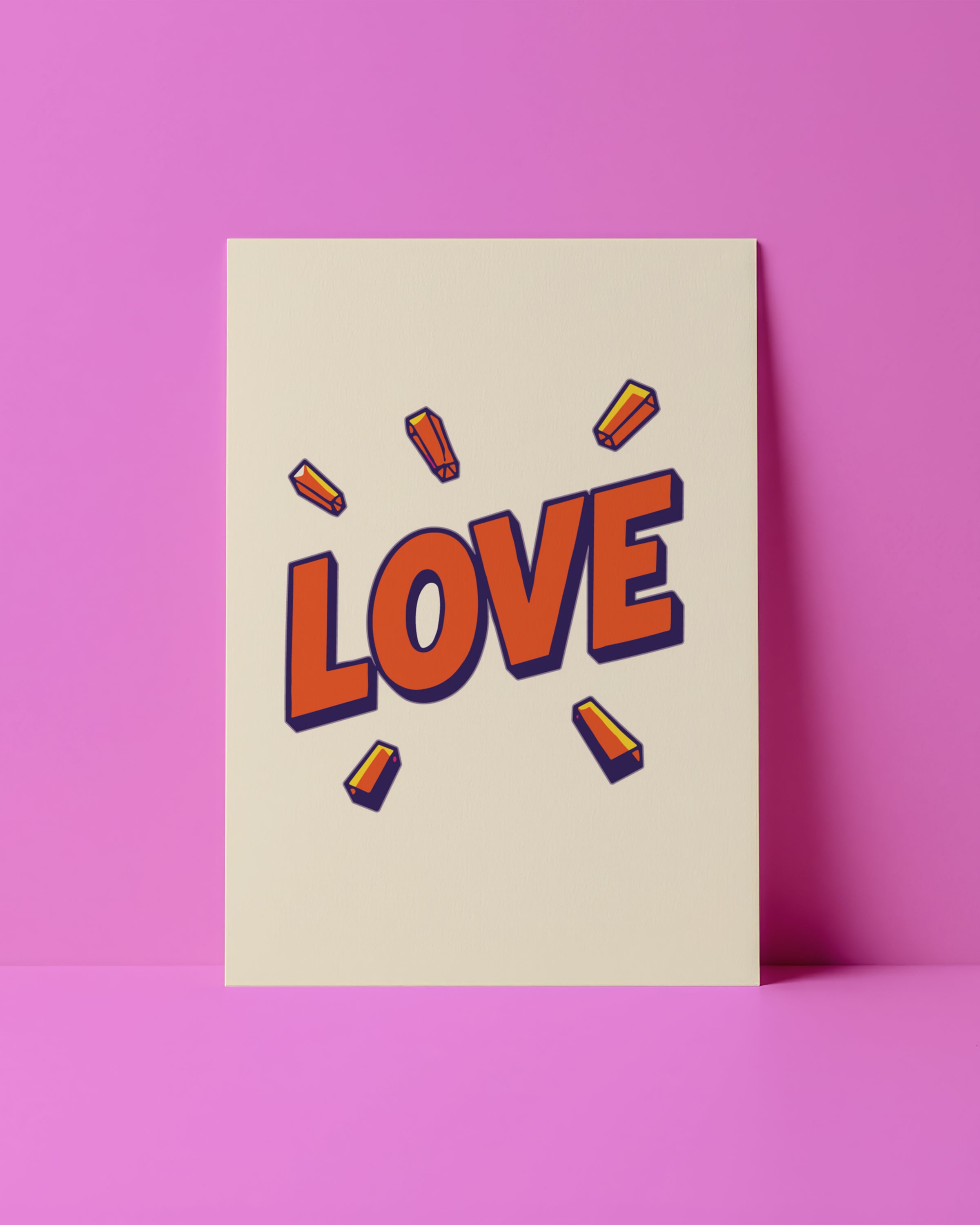 POSTKARTE - LOVE