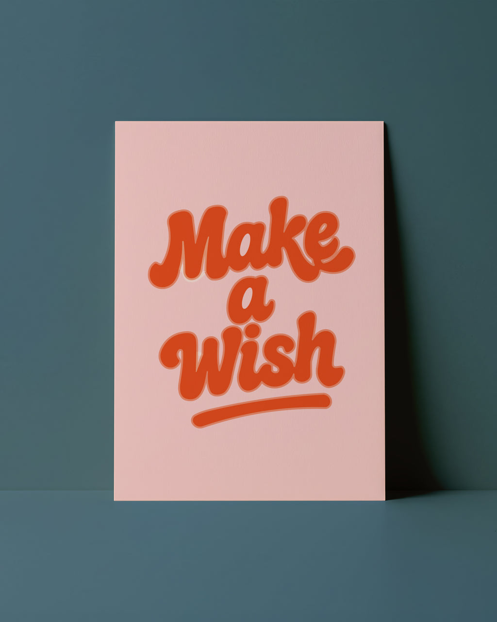 POSTKARTE - MAKE A WISH