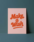 POSTKARTE - MAKE A WISH