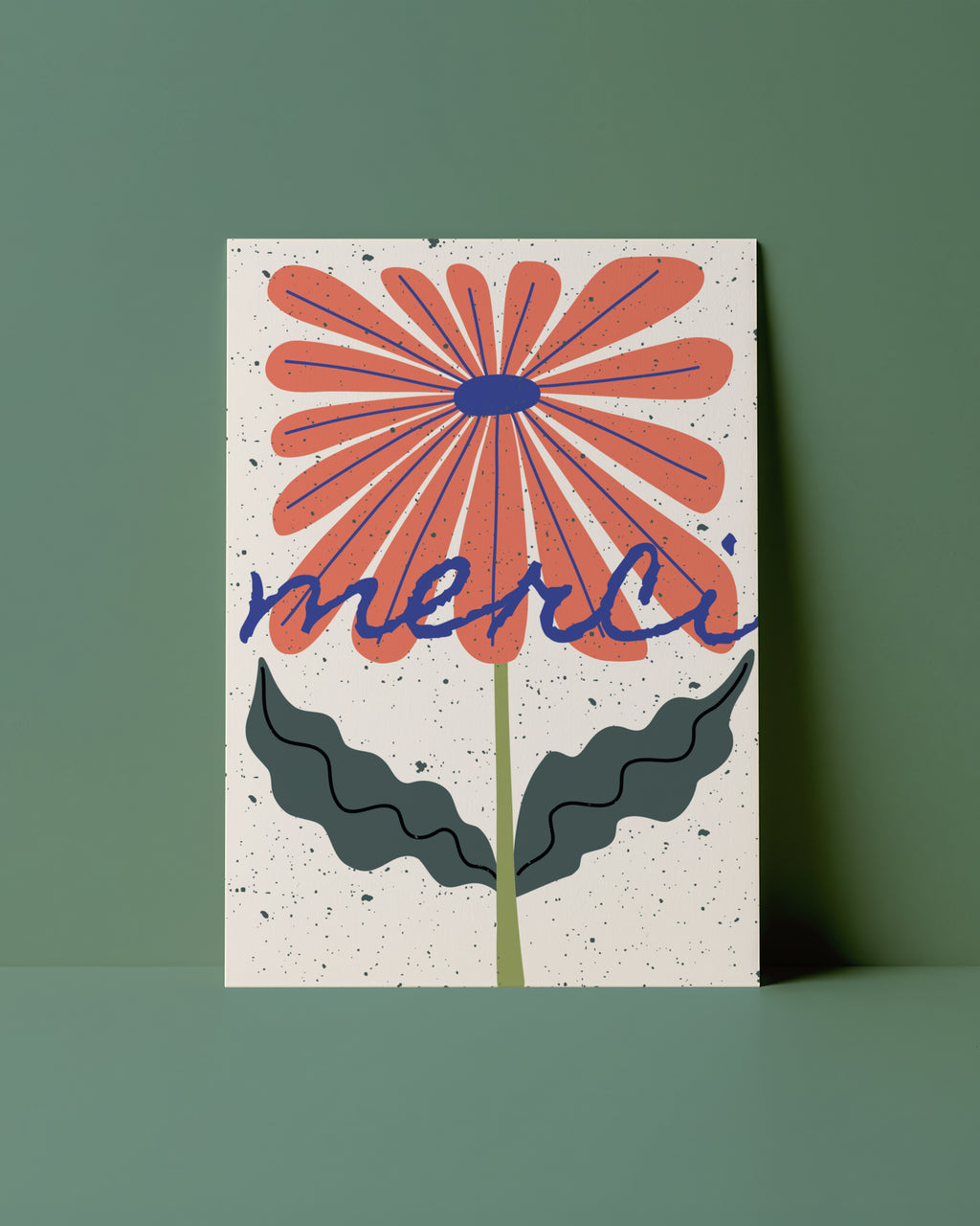 POSTKARTE - MERCI