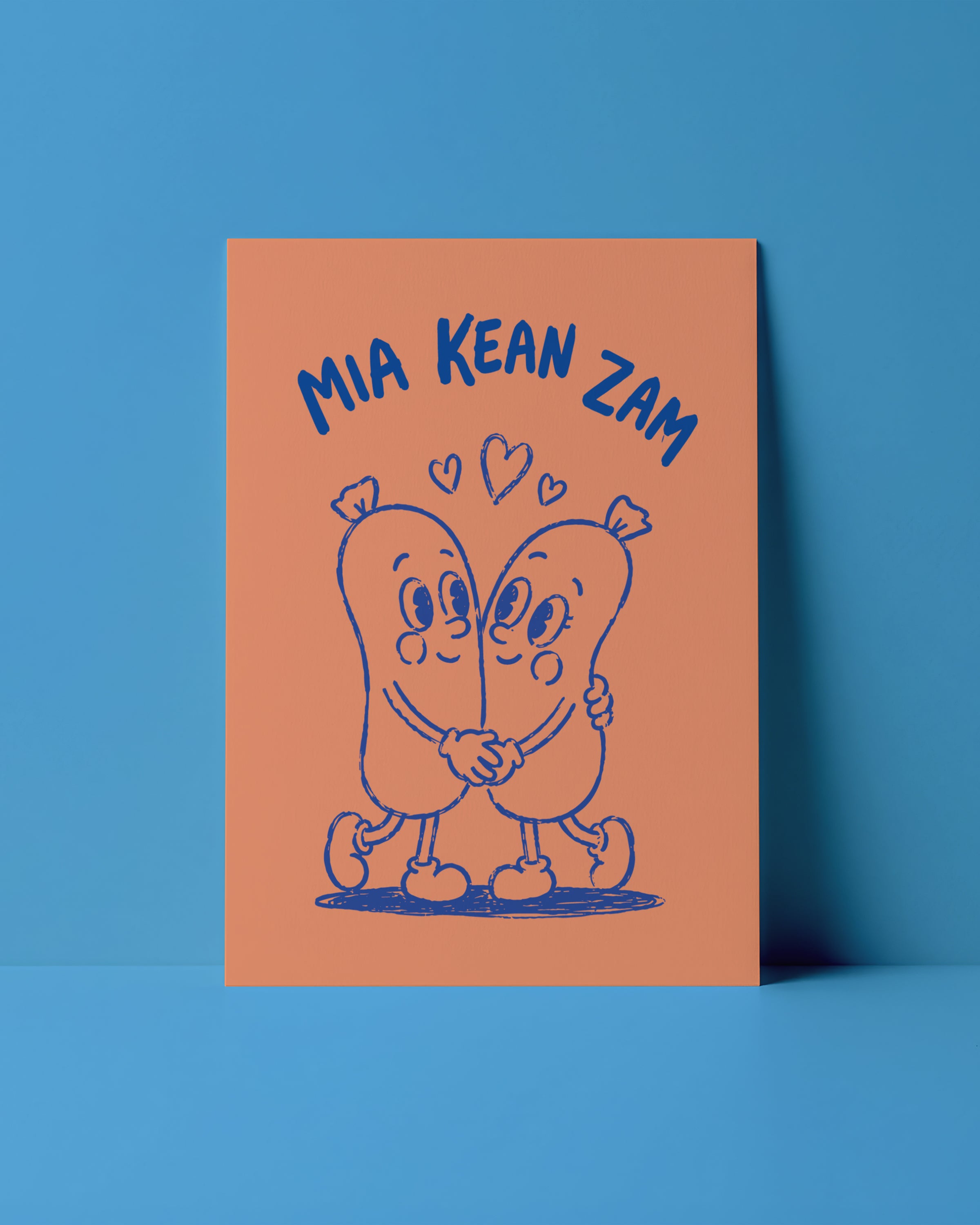POSTKARTE - MIA KEAN ZAM