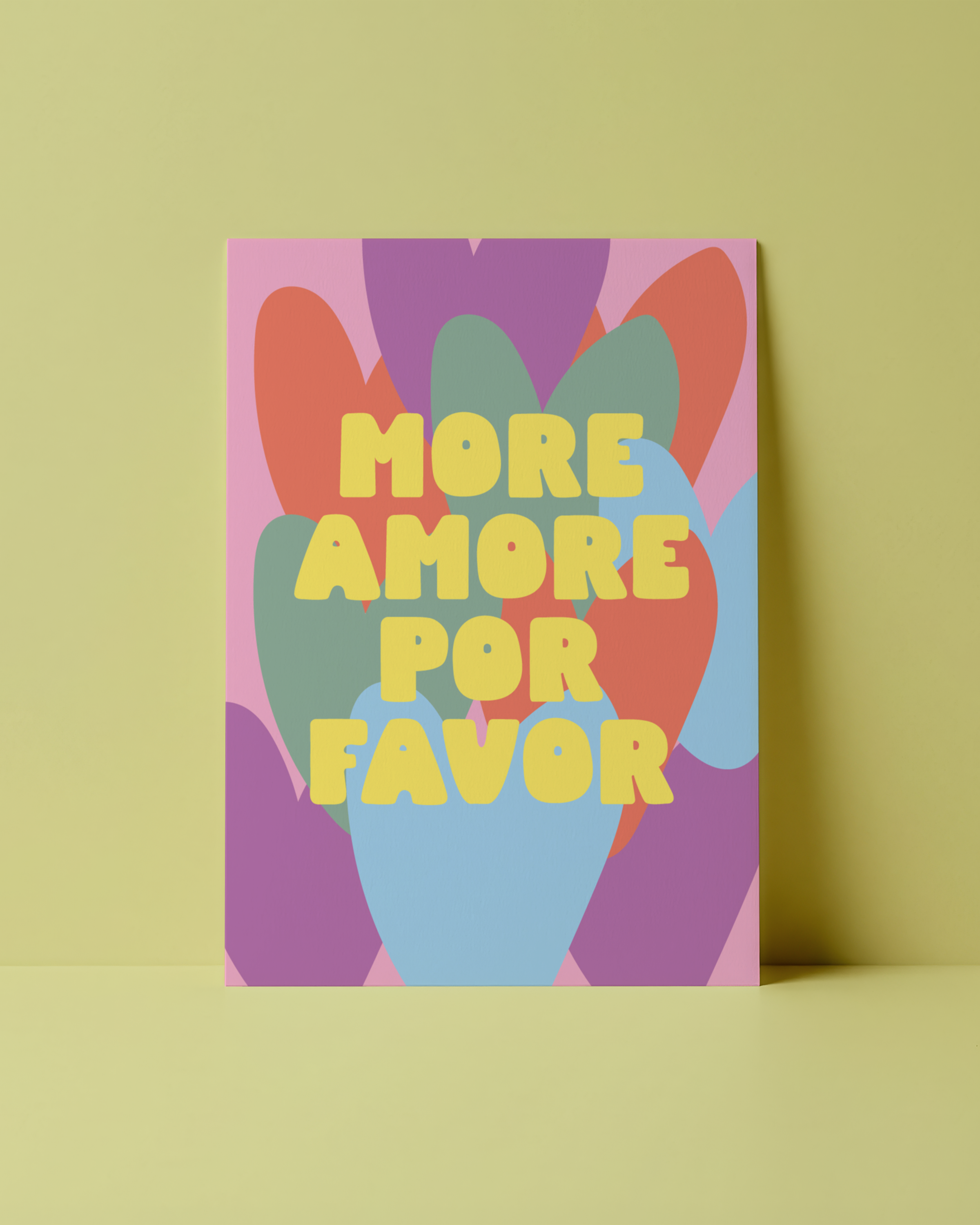 POSTKARTE - MORE AMOR POR FAVOR