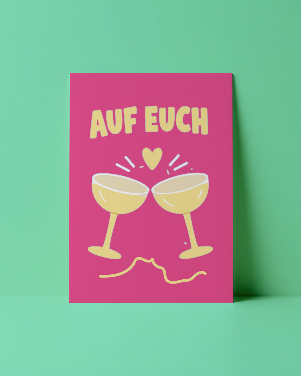 POSTKARTE - AUF EUCH