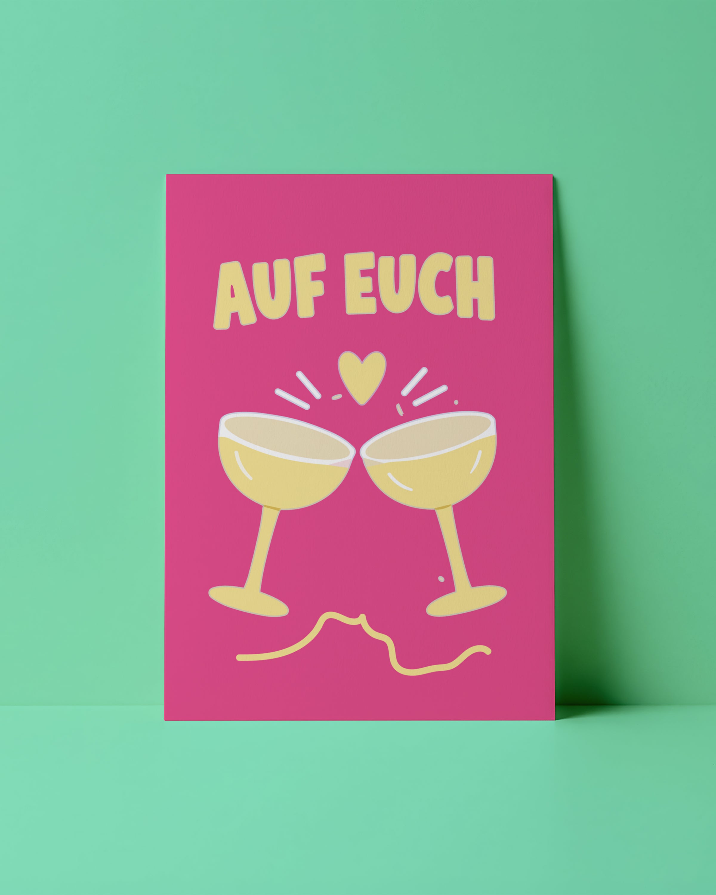 POSTKARTE - AUF EUCH