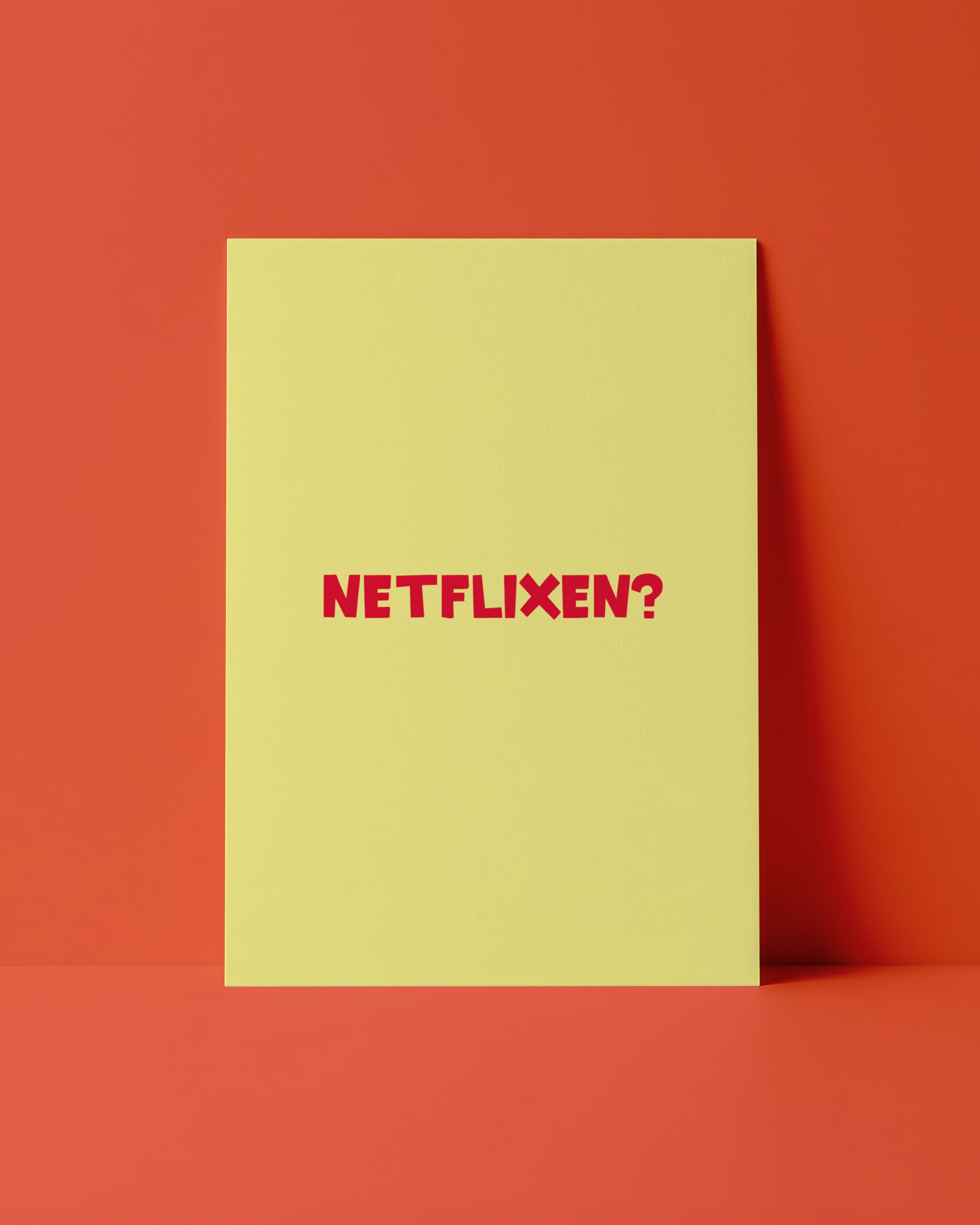 POSTKARTE - NETFLIXEN?
