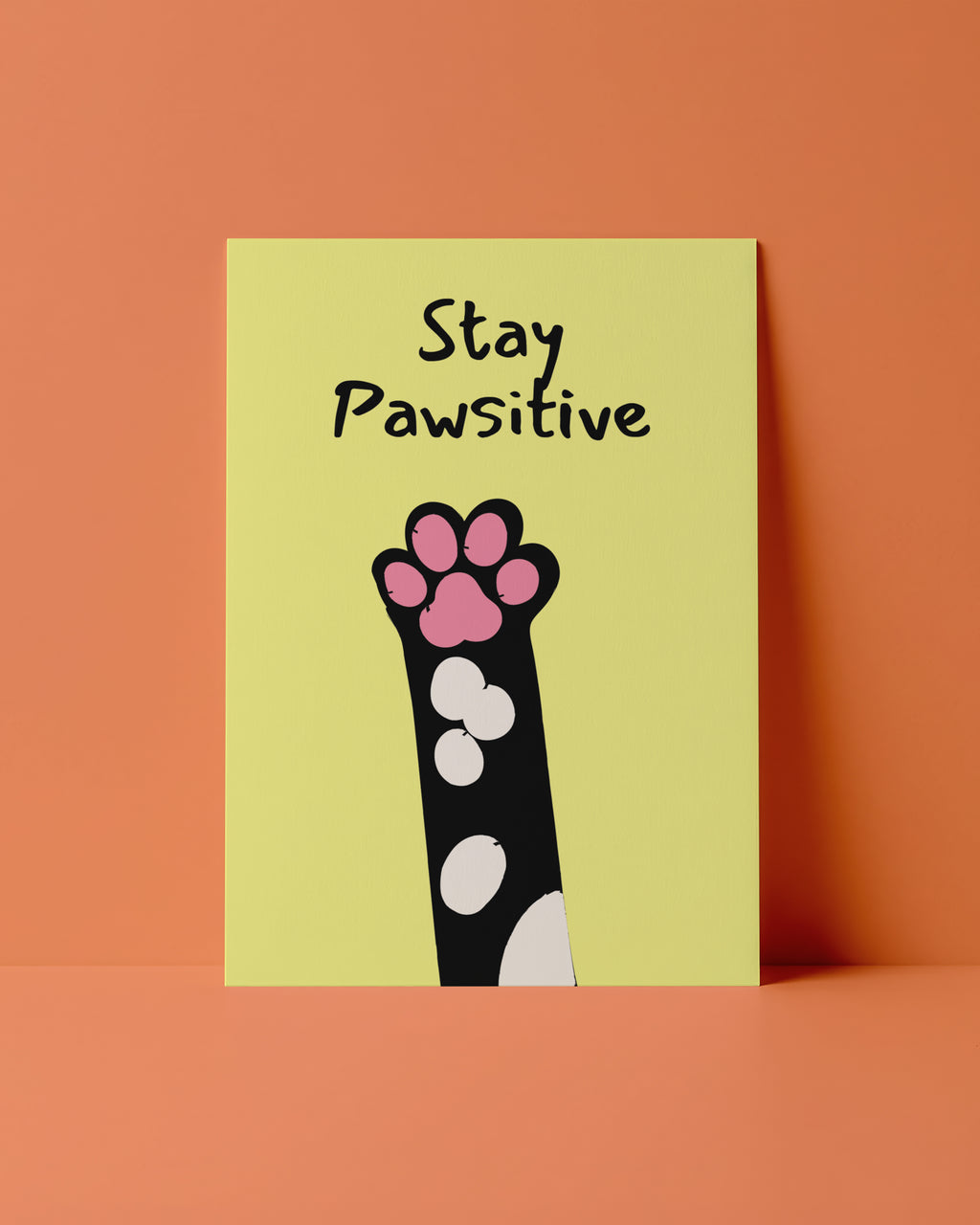 POSTKARTE - STAY PAWSITIVE