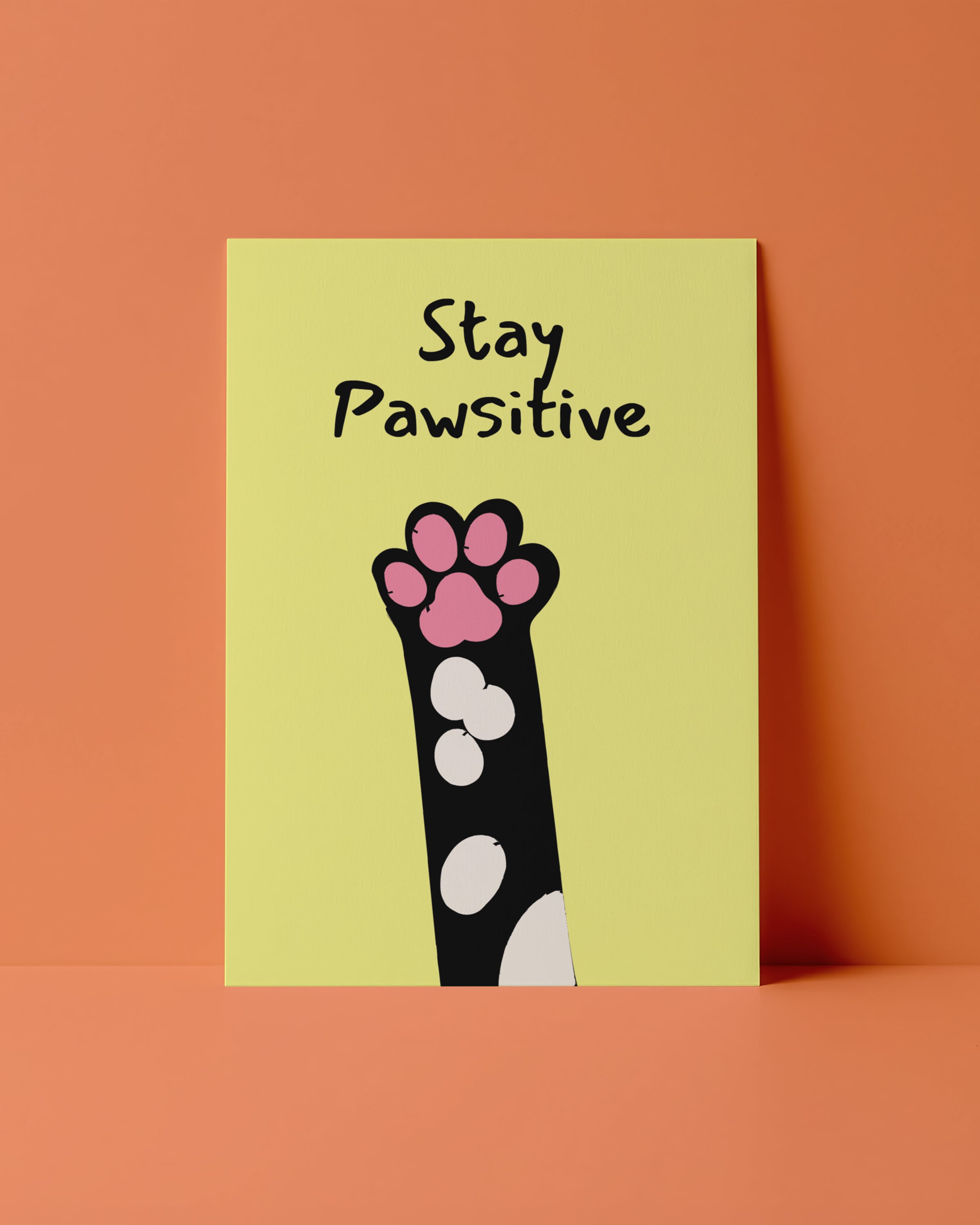 POSTKARTE - STAY PAWSITIVE