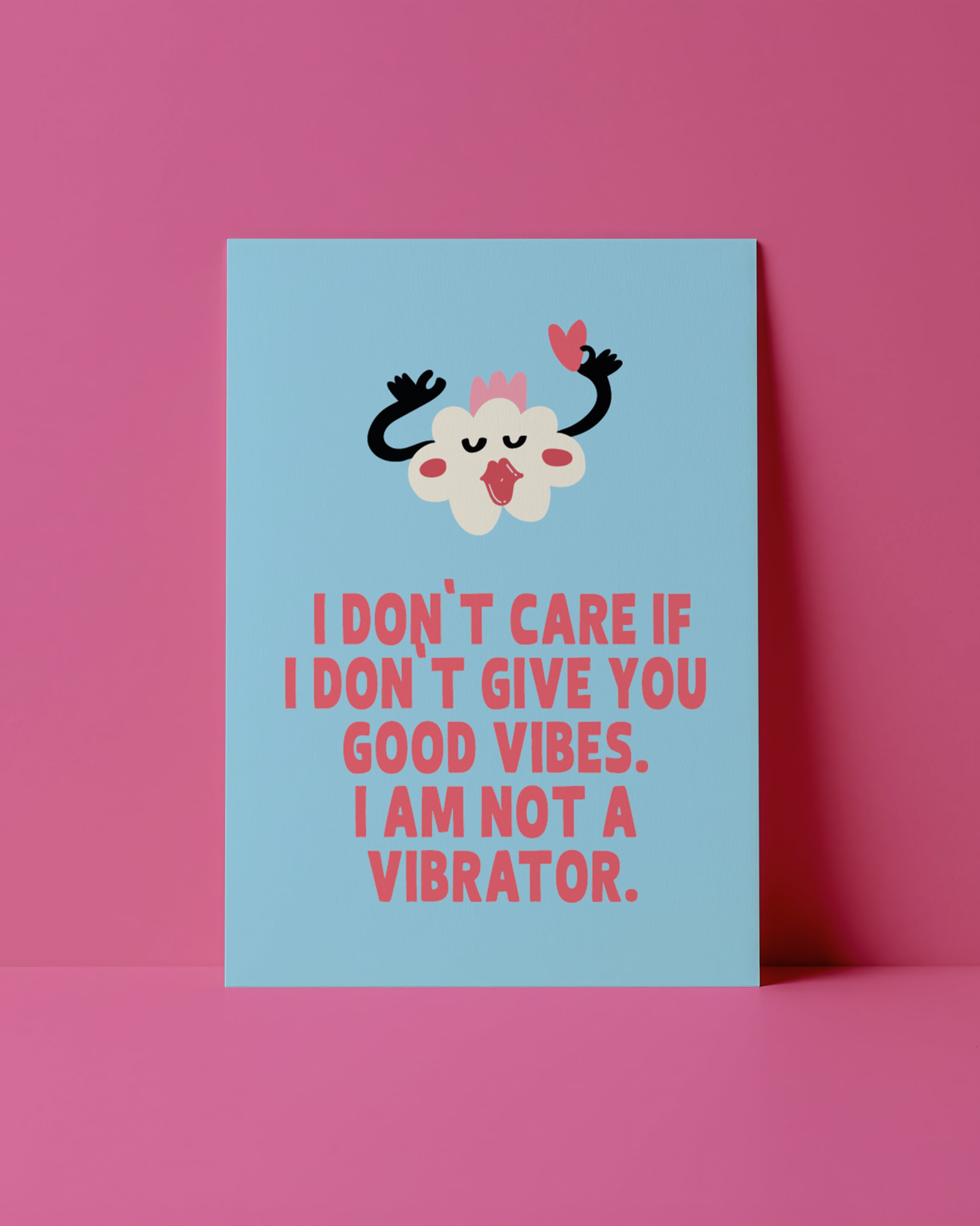 POSTKARTE - NOT A VIBRATOR