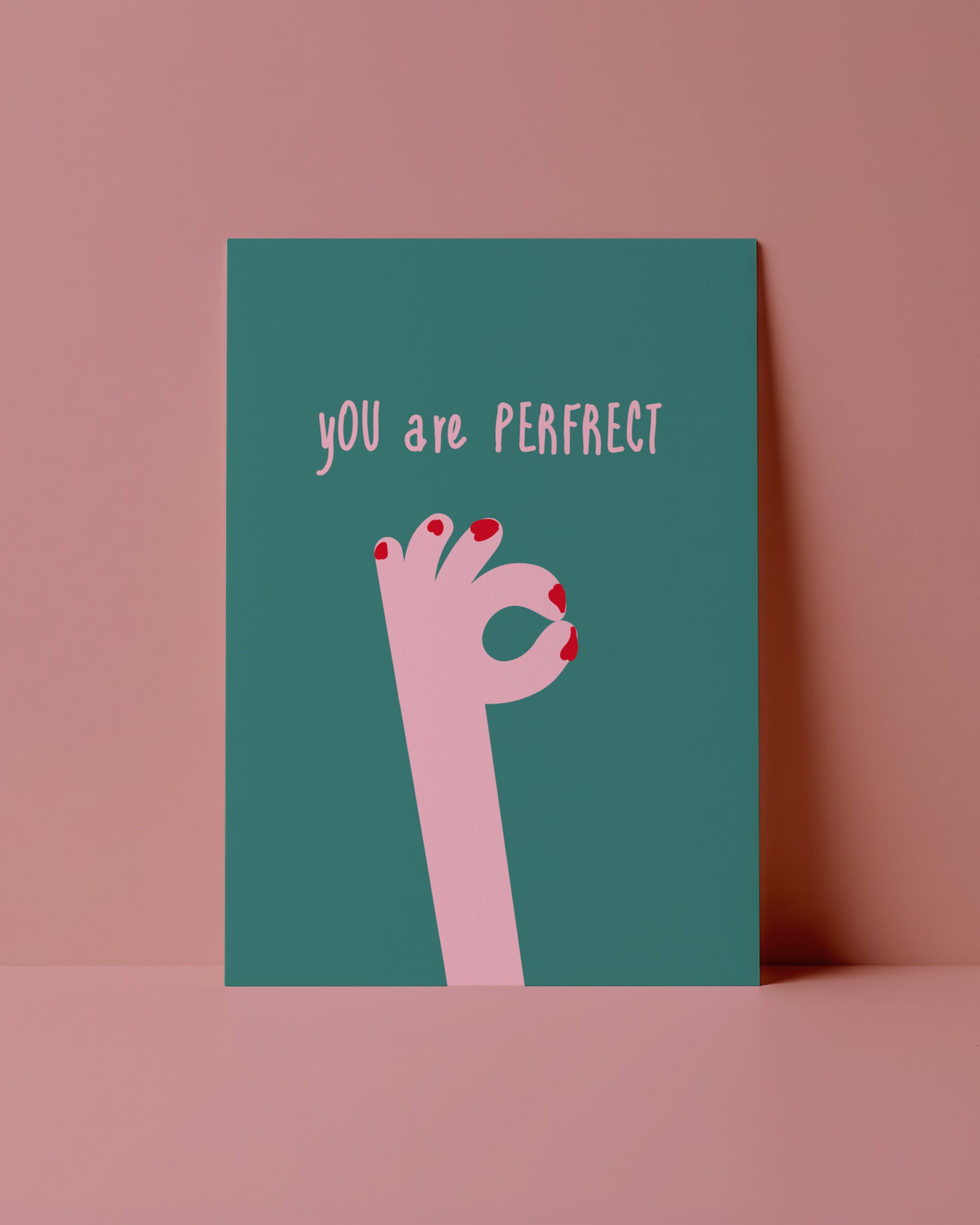 POSTKARTE - YOU ARE PERFECT