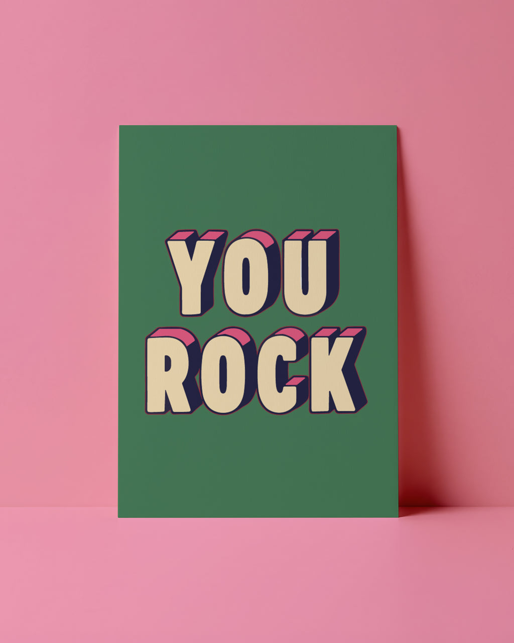 POSTKARTE - YOU ROCK
